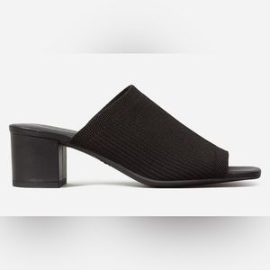 Everlane The Glove Mule in ReKnit Black